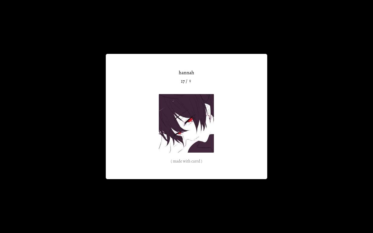 Carrd profile picture for @vamps